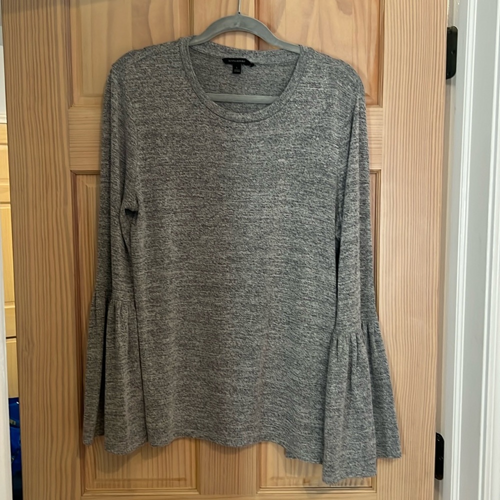 Gray stylish top